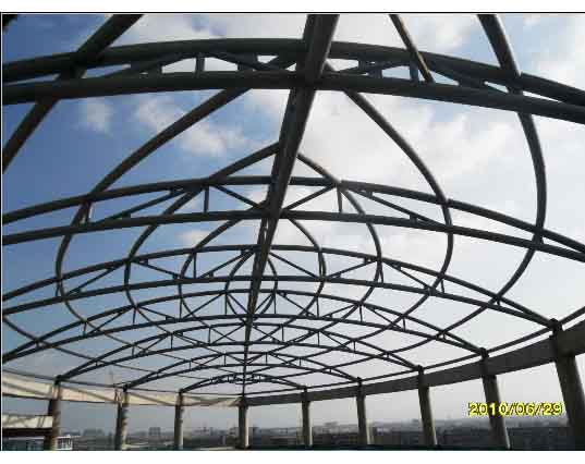 枣庄中煤朔州宾馆管桁架工程